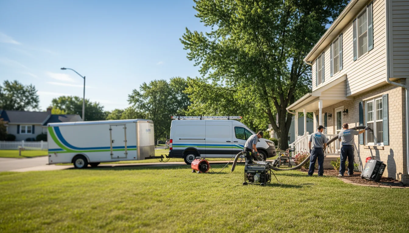 Flooded Basement Restoration And Cleanup With Repair in Hiram, OH near me